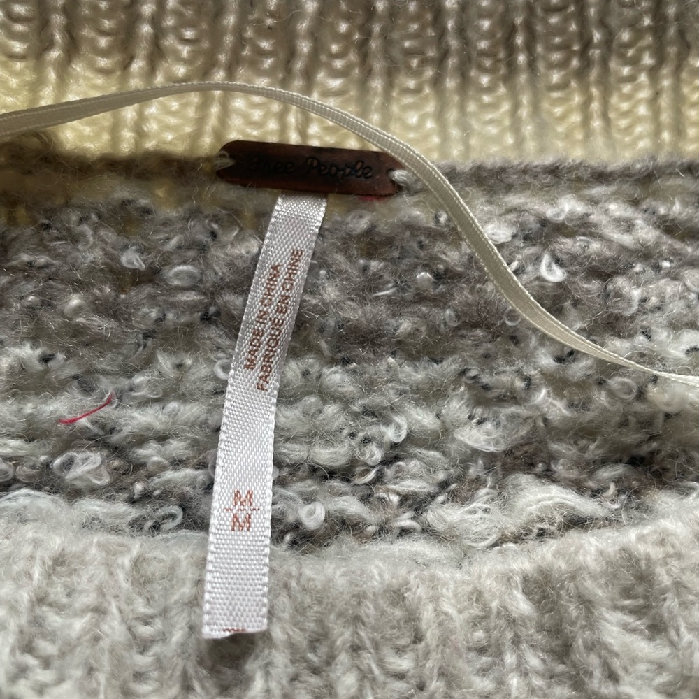Free People Home For The Holidays Balloon-Sleeve Sweater - Picture 8 of 8